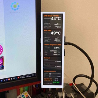 [Idduck.Th] หน้าจอมอนิเตอร์ CPU GPU SSD LCD 8.8 นิ้ว สําหรับคอมพิวเตอร์