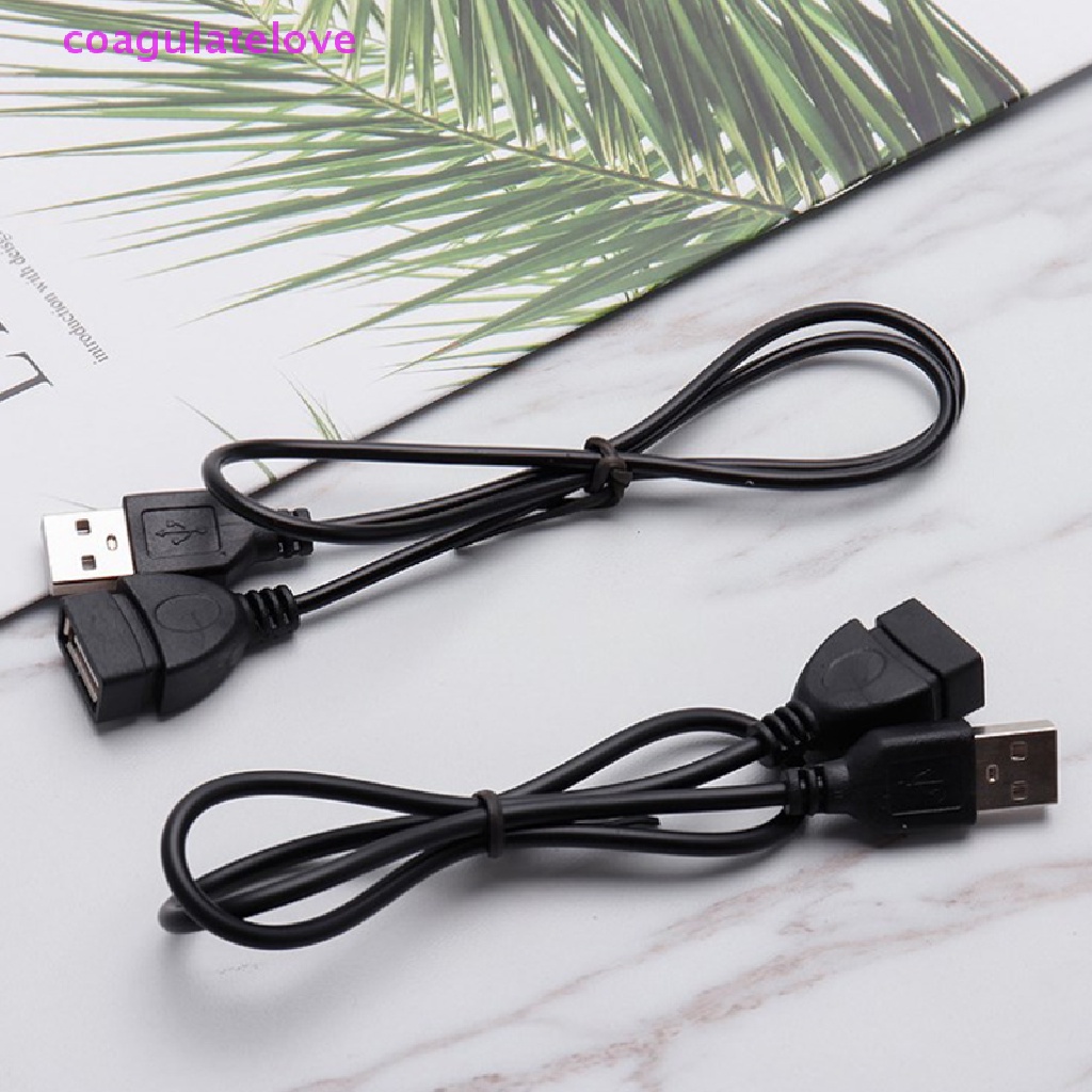 Coagulatelove สายเคเบิลต่อขยาย USB 2.0 0.6 ม. 1 ม. 1.5 ม. [ขายดี]
