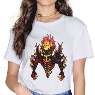 เสื้อยืดสวยๆ Dota MOBA สนับสนุนฮีโร่หลักเกมสาวเสื้อยืดเงาปีศาจหญิงท็อปส์ซูกราฟิกคาวาอี้ Tees ผู้หญิง Tshirt_04