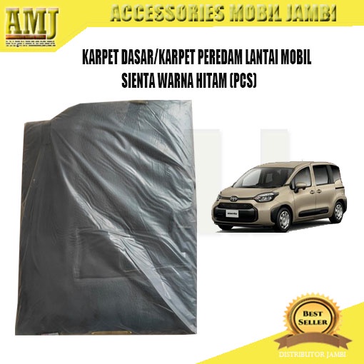 พรมปูพื้นรถยนต์ สีดํา สําหรับ Toyota SIENTA