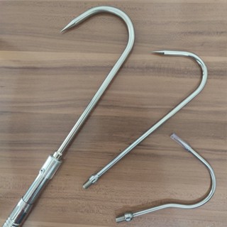 คันเบ็ดตกปลา สเตนเลส แบบหนา 8 ข้อต่อ ขนาดใหญ่ พกพาง่าย สําหร…