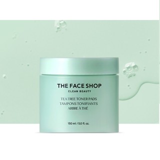 [The FACE Shop] The Face Shop Tea Tree Toner Pads 150ml/ 70 Sheets