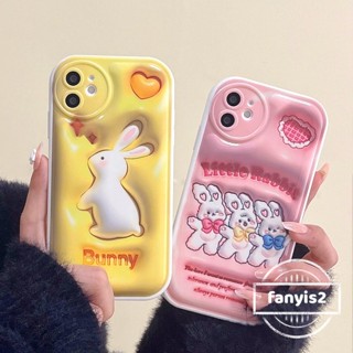 เคสโทรศัพท์มือถือ แบบนิ่ม ลายการ์ตูนกระต่ายน่ารัก 3D สําหรับ Redmi Note 11 Pro 8 9 9S Redmi 9T10C 9C 10 9A Xiaomi 11 Lite 12 12T Pro X3 X4 F3 MI 10T Pro