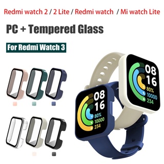 เคสฟิล์มกระจก PC แบบแข็ง กันรอยหน้าจอ สําหรับ Xiaomi Redmi watch 3 2 2 Lite Redmi watch Mi watch Lite