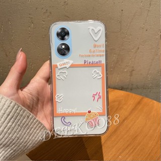 ใหม่ เคสโทรศัพท์มือถือ TPU นิ่ม แบบใส ปิดด้านหลัง ลายรูปภาพคู่รัก สําหรับ OPPO Reno8 T Reno 8 8T 4G 5G 2023 Reno8T