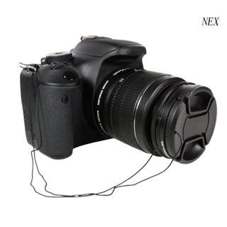 Nex ฝาครอบเลนส์ด้านหน้า ป้องกันฝุ่น พร้อมสายคล้อง ป้องกันการสูญหาย สําหรับ Pentax