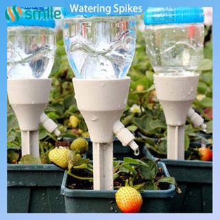 ღ 5Pcs Auto Drip Irrigation Watering System Auto Water Dripper Device Waterer Bottle Drip Automatic Spike For Plants Flower Indoor Household Plant Waterers