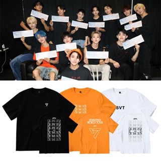 Seventeen เสื้อ T Seventeen Be ดวงอาทิตย์เสื้อยืดคุณภาพสูงแฟน Kpop TeesS-5XL