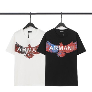 4591 amiri เสื้อยืดแขนสั้น แฟชั่นคู่รัก สําหรับผู้หญิง ผู้ชาย