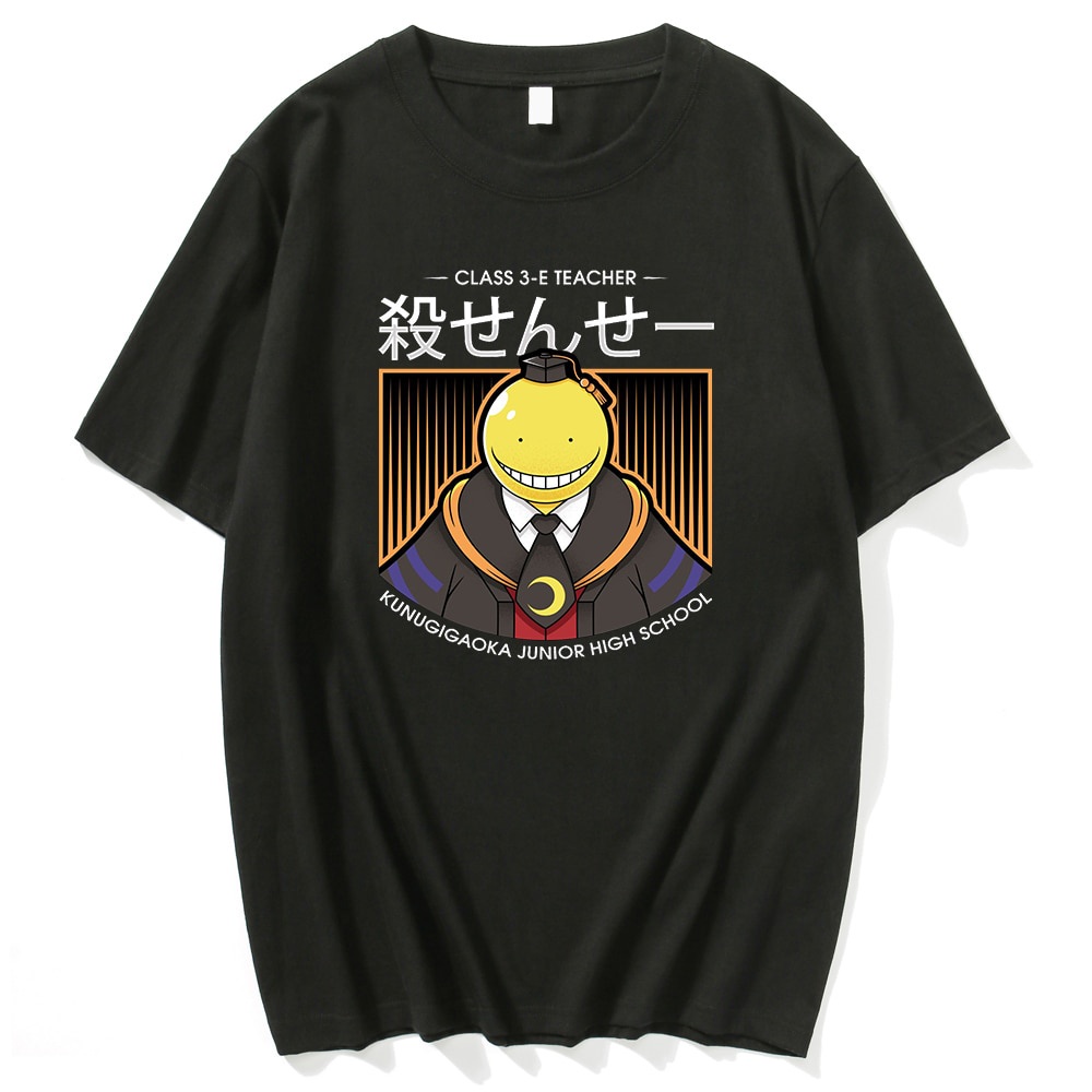 Kawaii Anime Koro Sensei Men T-Shirts Assassination Classroom Shirt Korosensei Ansatsu Funny Novelty
