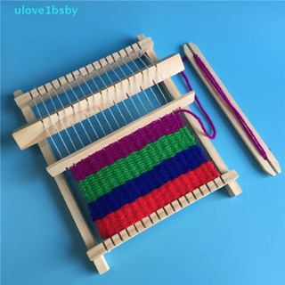 Ulove1bsby ทอผ้าลูม งานฝีมือ เส้นด้าย DIY เครื่องถักมือ ของเล่นเพื่อการศึกษา สําหรับเด็ก TH