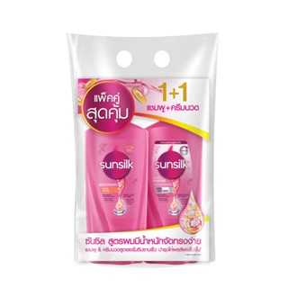 ซันซิลแชมพู+นวด MANAGE สมูทแอนด์เมเนจชมพู350X2SUNSILK SHAM+CONSMOOTH PINK350X2