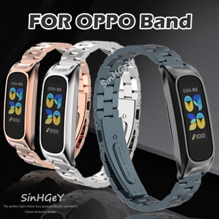 สําหรับ OPPO Band สายรัดข้อมือโลหะ สายรัดข้อมือสแตนเลส OPPO สายรัดข้อมือทดแทน