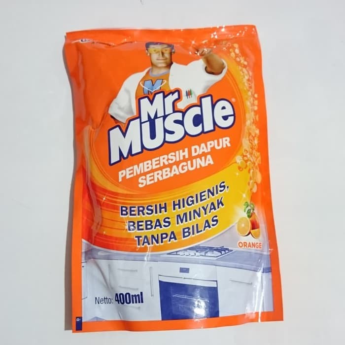 Mr Muscle น้ํายาทําความสะอาดห้องครัวอเนกประสงค์กลิ่นสีส้ม 400ml