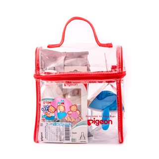 พีเจ้นชุดของขวัญในกระเป๋าโคโร่สีแดงPIGEON RED CORO GIFT SET