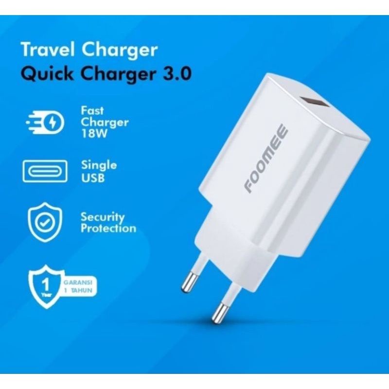 Foomee FR101 Travel charger 3.0A 18W Adapter