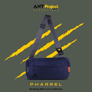 Ant PROJECT - กระเป๋าสะพายไหล่ PHARREL ฟังก์ชั่นอัจฉริยะ สีกรมท่า สําหรับผู้ชาย