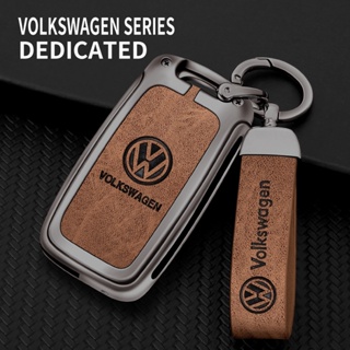 [พร้อมส่ง] เคสกุญแจรถยนต์ โลหะ TPU ลาย Volkswagen สําหรับ VW Golf Polo Passat Tiguan Touran Jetta Beetle Scirocco Santana 2023