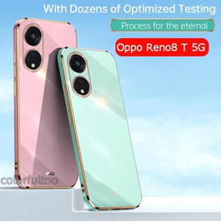 เคสโทรศัพท์มือถือซิลิโคน TPU แบบนิ่ม ป้องกันเลนส์กล้อง หรูหรา สําหรับ Oppo Reno 8T 5G 8T 8 Pro Plus 8Pro+ 8 8Pro 8T 4G 5G