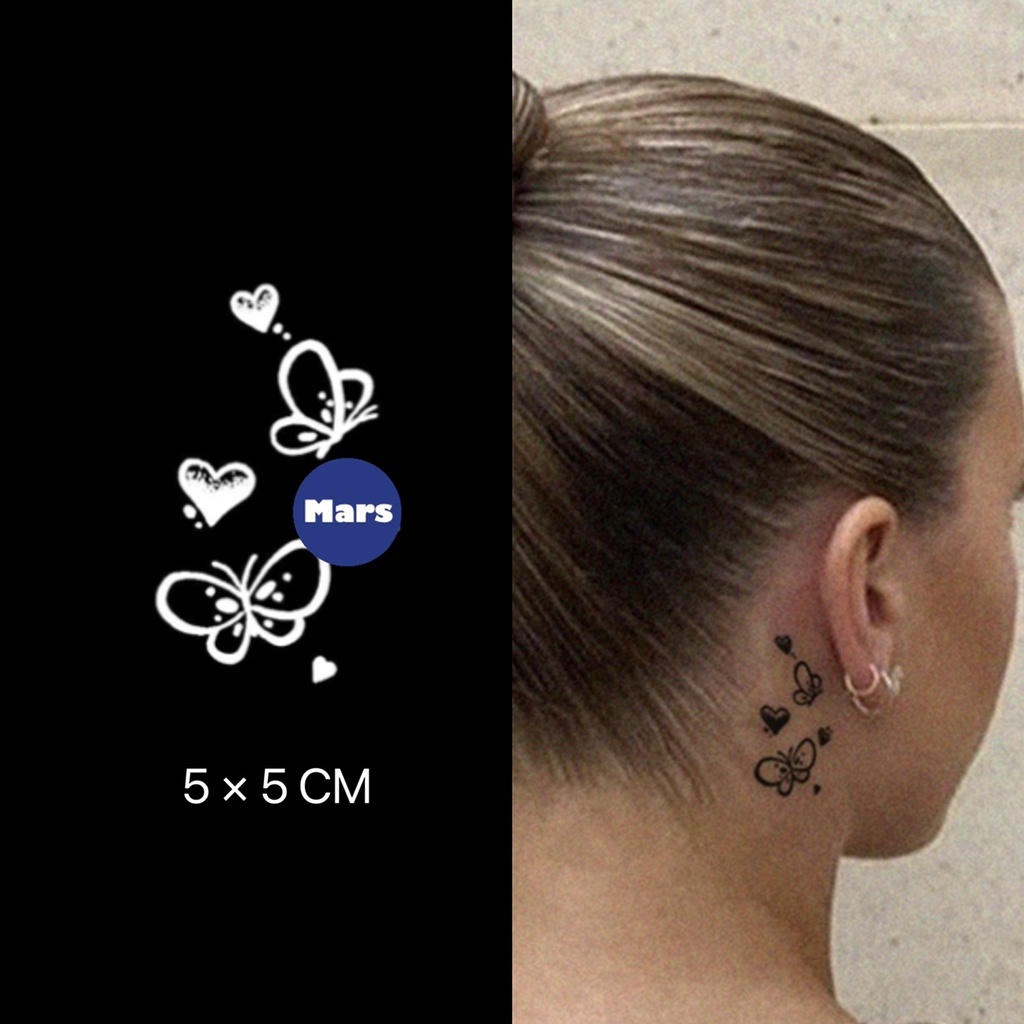 Mars Tattoo NEW Technology - ลายสักกึ่งถาวร-lasting 2 สัปดาห์, ชั่วคราว, สติกเกอร์สักปลอม MNF152