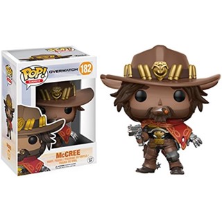 Funko POP 182 Games: Overwatch McCree ฟิกเกอร์แอคชั่น ของเล่นสําหรับเด็ก