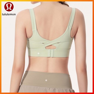 Lululemon ใหม่ สปอร์ตบรา ติดกระดุม หอคอยหน้าอก สําหรับเล่นโยคะ ฟิตเนส WB9615