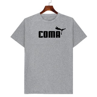 เสื้อยืดผู้ชาย เสื้อยืด COMA คอกลม แขนสั้น สีดำ มีเก็บปลายทาง เสื้อยืดผ้านิ่ม แนวสตรีท