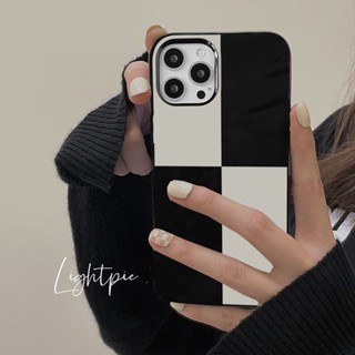 เคสโทรศัพท์มือถือ ลายตารางหมากรุก สําหรับ Iphone 12promax 11 xr x7 8plus