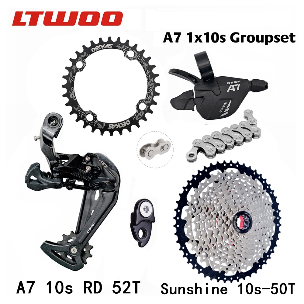 Ltwoo A7 ตีนผีหลัง 10 ความเร็ว 36T 40T 42T 46T 50T BCD104
