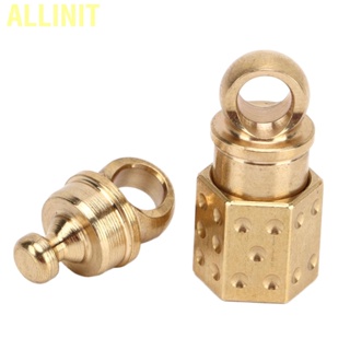 Allinit Quick Release Keychain Brass Detachable Universal Joint Key Rings for Daily Outdoor