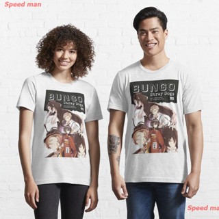 ราคาระเบิดSpeed man Bungo Stray Dogs เสื้อยืด bungo สุนัขจรจัด Bungo Stray Dogs 03 Essential T-Shirt เสื้อยืดวินเทจ_09