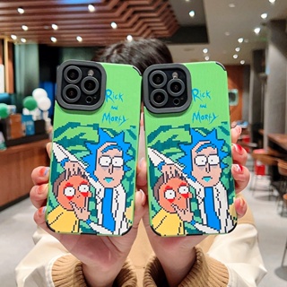 เคสโทรศัพท์มือถือแบบนิ่ม ผิวด้าน กันกระแทก กันรอยกล้อง ลาย Rick Modi แฟชั่น สําหรับ iPhone 13 14 Pro Max 11 12 7 8 Plus X XS Max XR SE 2020