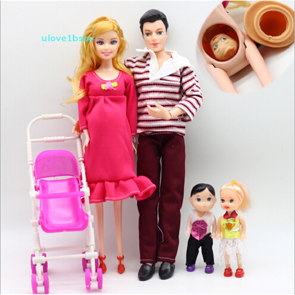 Ulove1bsby 6 ชิ้น/ล็อตตุ๊กตาครอบครัวการศึกษาตุ๊กตาตั้งครรภ์จริง Happy Family TH ราคา ถูกที่สุด ดีลบีเคเค แกลเลอรีภาพที่ 6