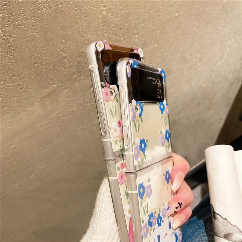 ใหม่ PC Hard สําหรับ Samsung Galaxy Z Flip7 FE 6 4 3 Flip5 5G น่ารักเต็มวงกลมป้องกันความคิดสร้างสรรค์ปลอกสําหรับ Galaxy Z ฝาครอบ - รูปที่ 5