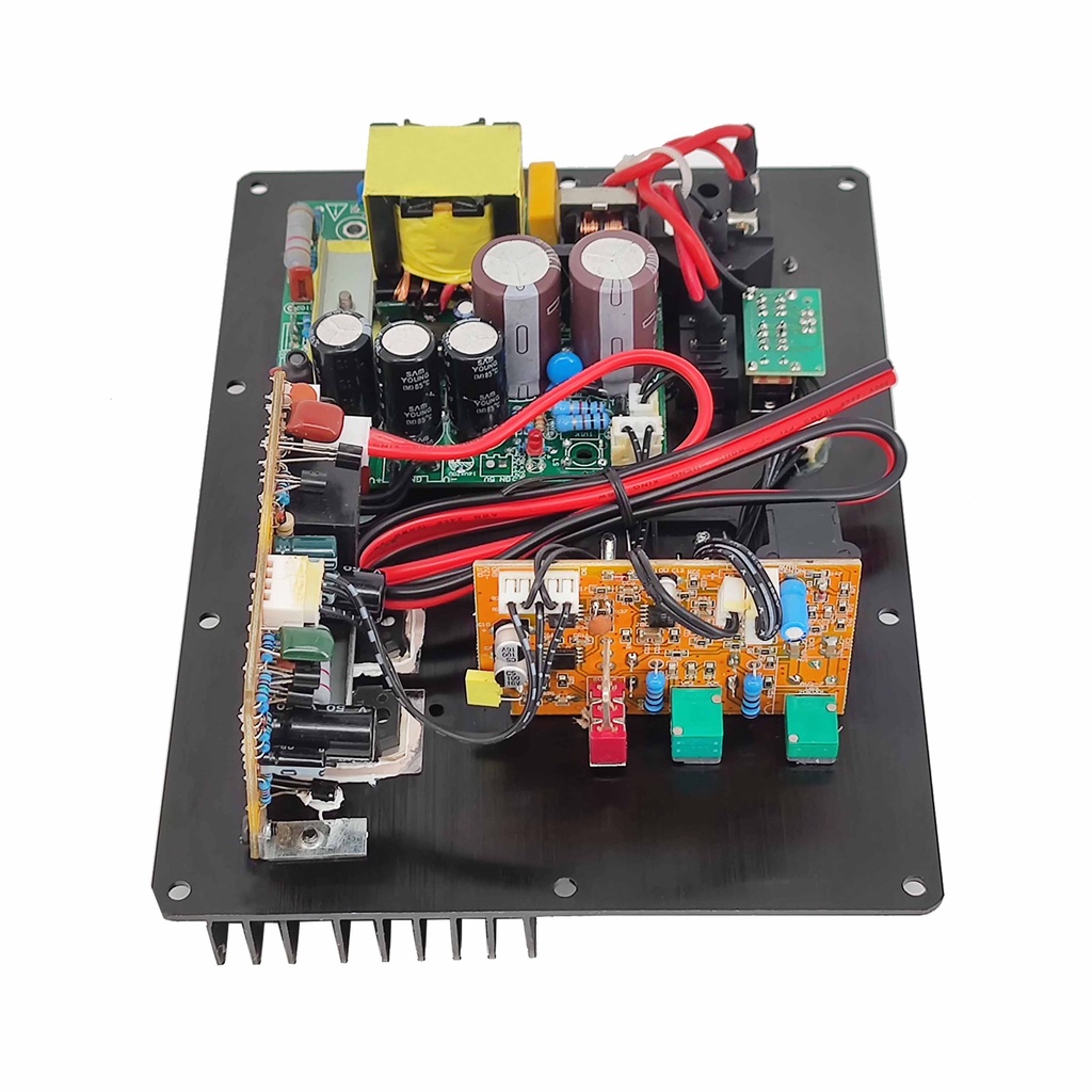 บอร์ดขยายเสียงซับวูฟเฟอร์ดิจิทัล 110V~220V 100W 200W เบสบริสุทธิ์ 4 โอห์ม 8 โอห์ม Diy