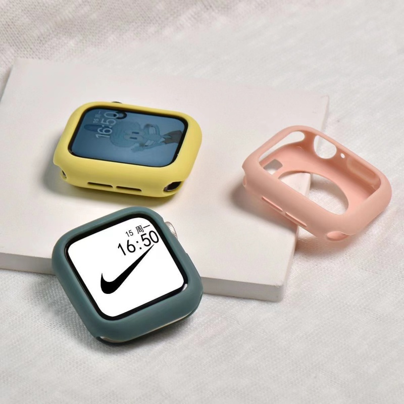 เคสนาฬิกาข้อมือซิลิโคน สีแคนดี้ สําหรับ Apple Watch Case S8 7 6 5 4 seiwatch 41 มม. 45 มม. 44 มม.