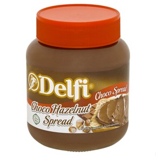 เดลฟี่ เฮเซลนัท ริช ช็อกโกสแปรด 350 ก.DELFIRICHCHOCOHAZELNUTSPREAD350G.