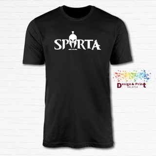 เสื้อยืด Sparta Logo_Unisex T-Shirt Tshirt Baju 100% Cotton