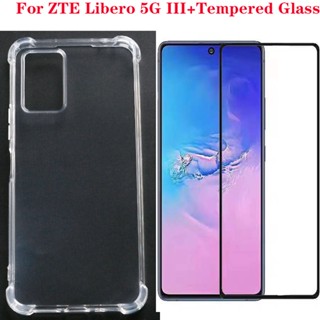 ใหม่ พร้อมส่ง เคสป้องกันกล้อง พร้อมฟิล์มกระจกนิรภัย สําหรับ ZTE Libero 5G III 2023