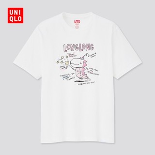 เสื้อยืดพิมพ์ลาย Uniqlo (Ut) Line Friends สําหรับผู้ชายและผู้หญิง