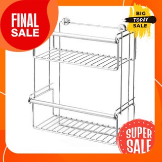 ตะแกรงวางของ 2 ชั้น VRH รุ่น HW109-W109M สีสแตนเลส2-tier shelf rack, VRH model HW109-W109M, stainless steel color