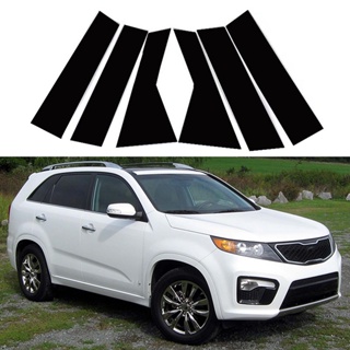 【สินค้ายอดนิยม】มาใหม่ สติกเกอร์เสาประตูหน้าต่างรถยนต์ สําหรับ Kia Sorento XM 2010-2014