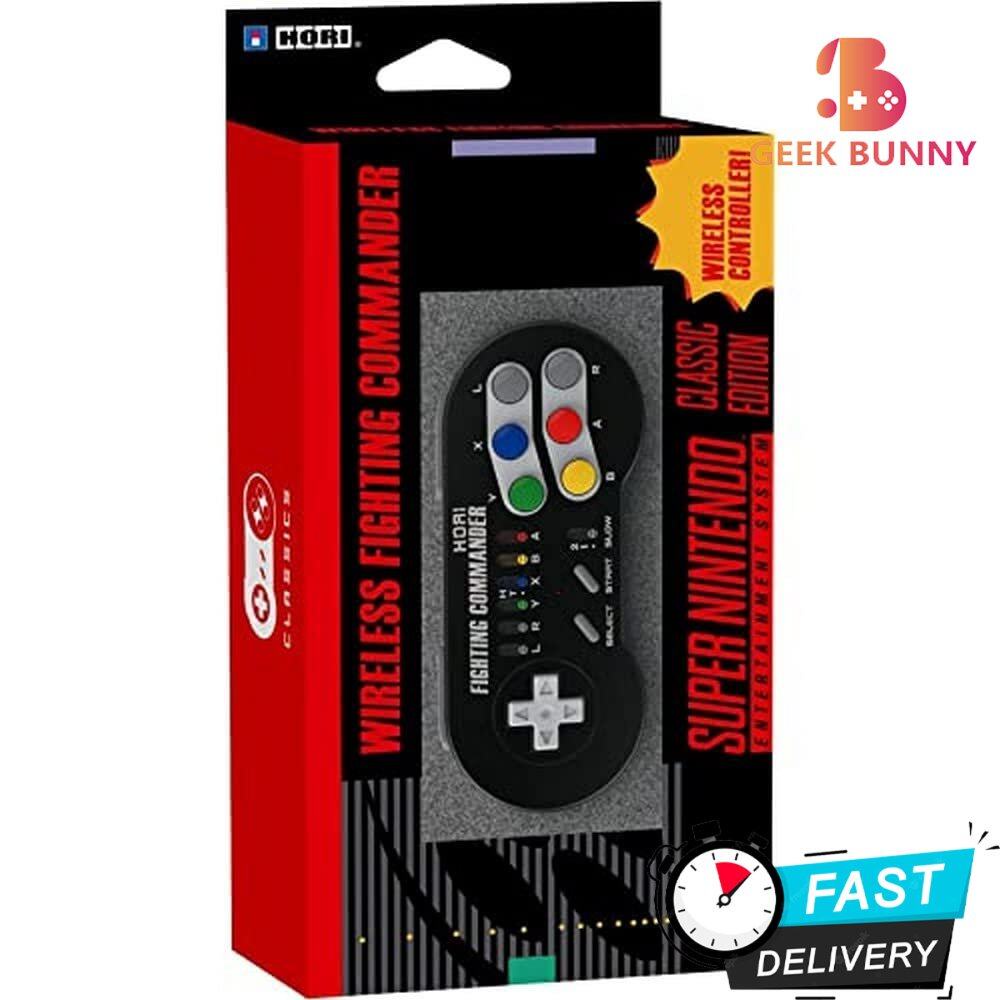 HORI Super SNES Classic Edition Fighting Commander Wireless Controller Pad