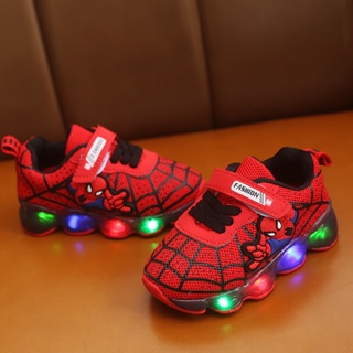 รองเท้าวิ่งเด็กมีแสงพร้อมไฟ LED