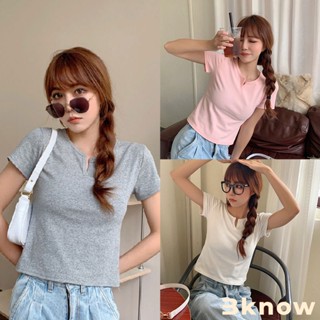 เสื้อยืดเเฟชั่น  ของผู้หญิง  เสื้อยืดคอกลม  ผ้านิ่มใส่สบาย เสื้อยืดคอกลมคอเว้า
