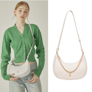 J.estina Benee SM Hobo กระเป๋าสะพายไหล่ สีงาช้าง / จากโซล เกาหลี