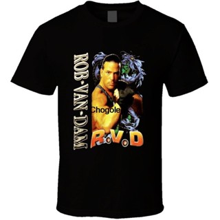 เสื้อยืด พิมพ์ลาย Rob Van Dam แฟชั่นยอดนิยม สไตล์สปอร์ต