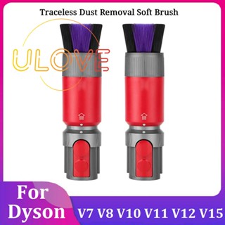 แปรงทําความสะอาดฝุ่น แบบนิ่ม สําหรับเครื่องดูดฝุ่นสุญญากาศ Dyson V7 V8 V10 V11 V12 V15 2 ชิ้น