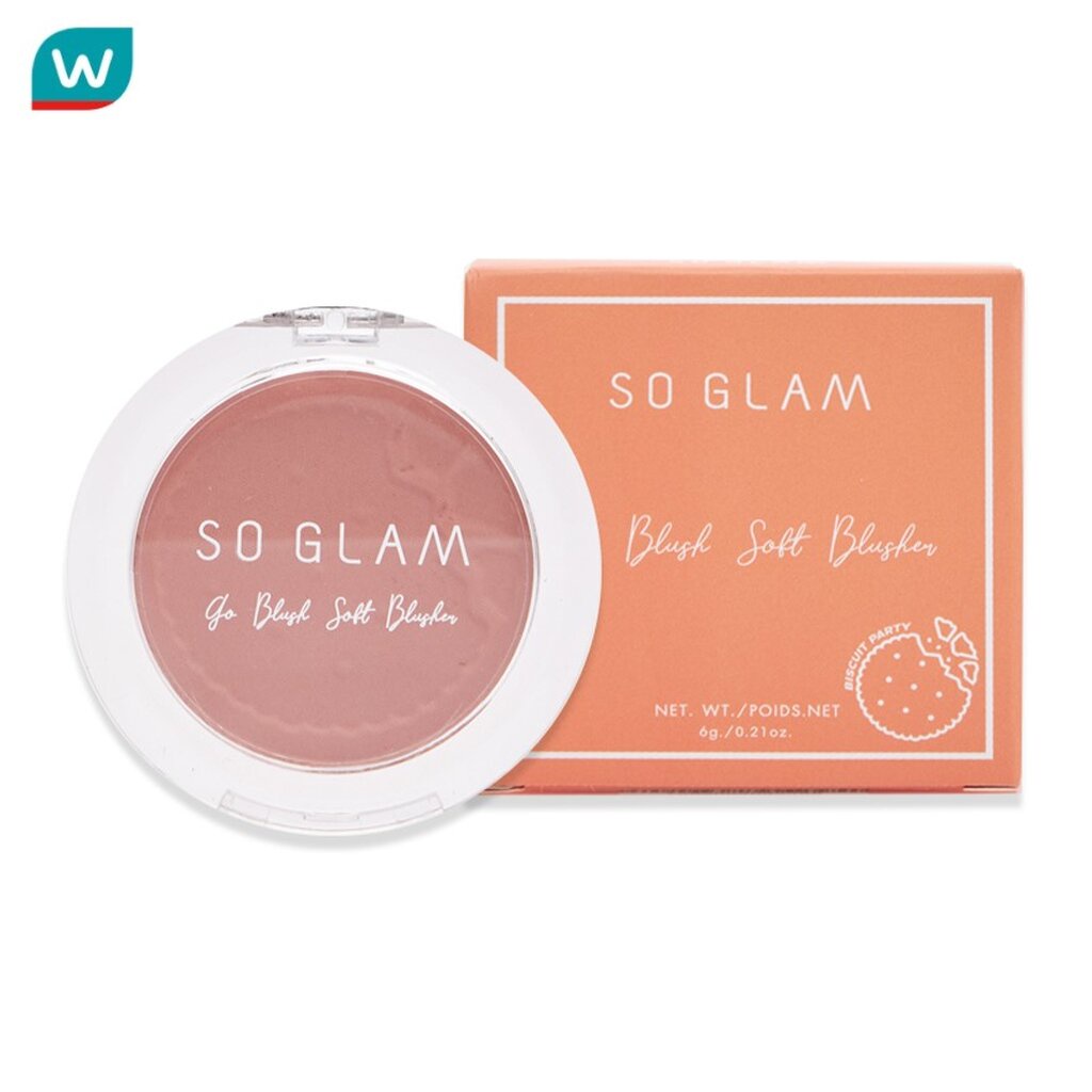 So Glam โซ แกลม โก บลัช ซอฟท์ บลัชเชอร์ 6ก. 06 วนิลลา ชอร์ทเบรด