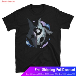 ผ้าฝ้าย 100% League of Legendsเสื้อยืดยอดนิยม เสื้อยืดพิมพ์ลาย League Of Legends Kindred สีดำ League of Legends_03